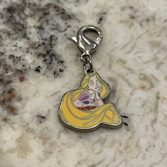 Disney Rapunzel Enamel Charm with Clasp – Tangled Themed Accessory - Picture 3 of 4